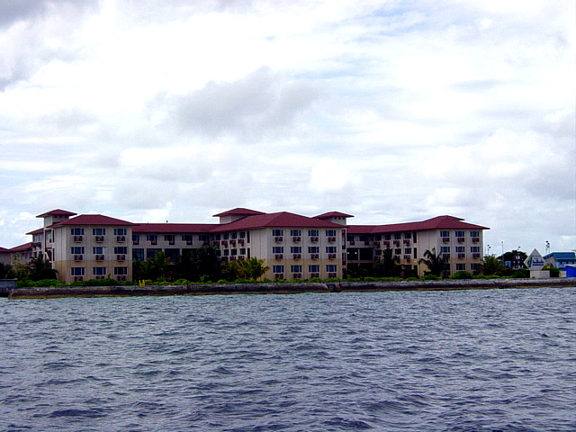 InternetHolidaysBiz Airport Transit Hotels Hulhule Airport Island Male International Airport Maldives another view from the sea