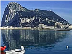 Gibraltar weddings view of Gibraltar Rock from Gibraltar beach